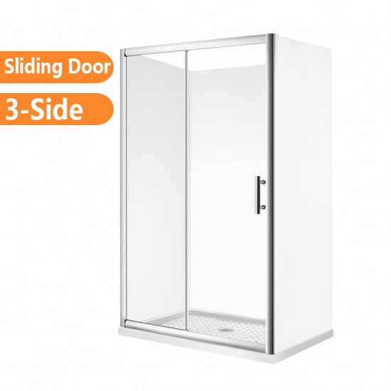 900*1200*900mm 1900mm Height 3-Side Sliding Door Rectangle Shower Box